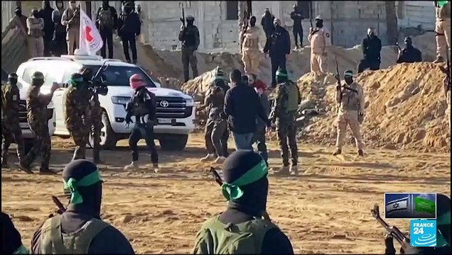 Hamás libera a tres rehenes israelíes en cuarto intercambio con Israel en medio de cese el fuego