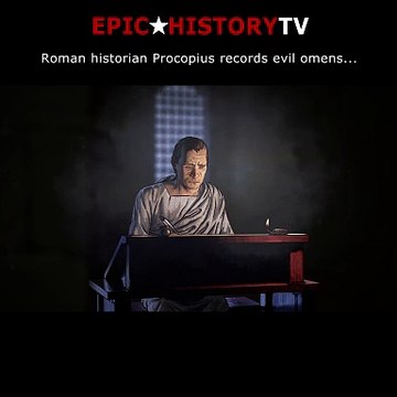 Roman historian Procopius records evil omens...