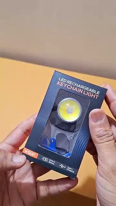 4 IN1 Keychain Rechargeable Led Flashlights with Lighter, Whistles, Screwdriver, Bottle Opener, Magnet Base