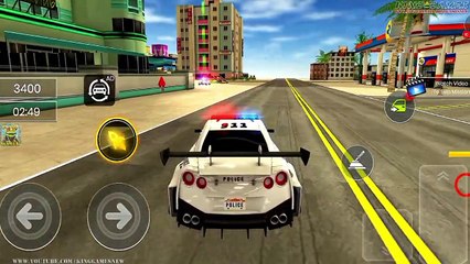 us police car chase simulator driving gameplay