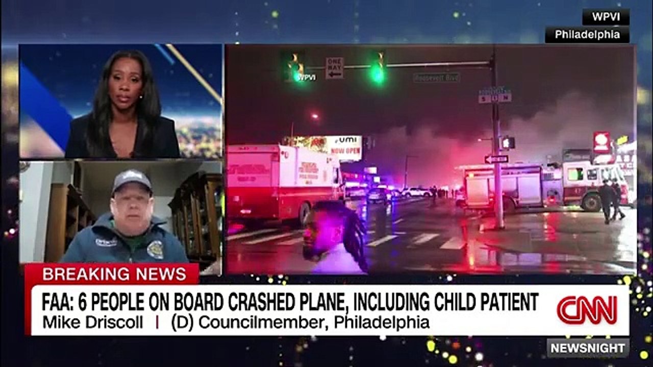 Medevac jet crashes in northeast Philadelphia neighborhood - video ...