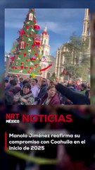 Manolo Jiménez reafirma su compromiso con Coahuila a un mes del inicio de 2025