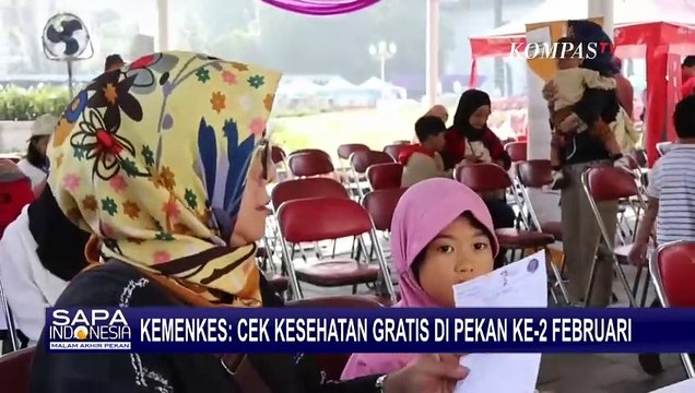 Kemenkes: Cek Kesehatan Gratis di Pekan Ke-2 Februari