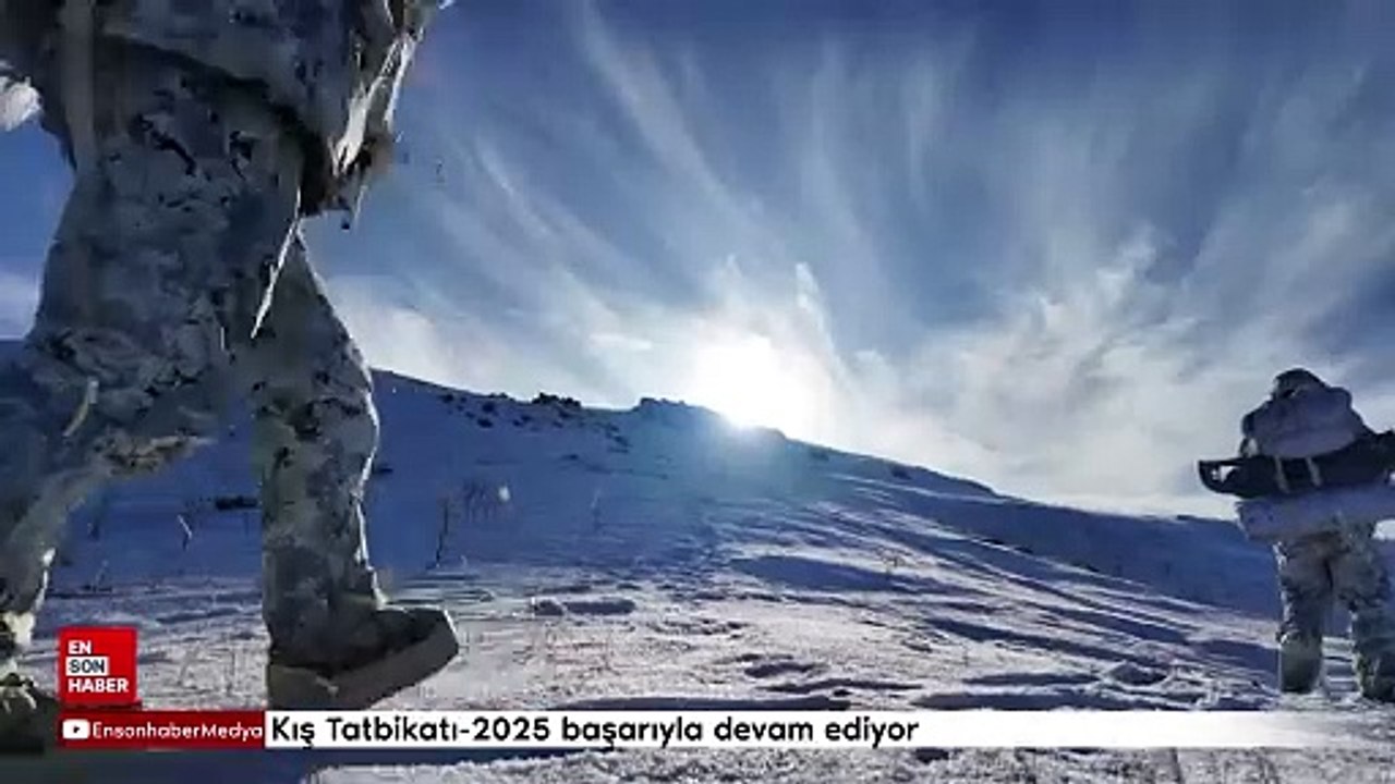 Kış Tatbikatı-2025 başarıyla devam ediyor: Komando Andı'nı okudular