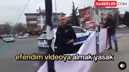 Polisten kurtulmak için yine polisten yardım istedi