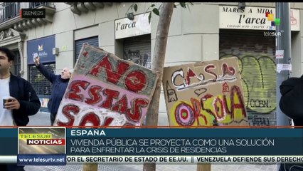 Activistas españoles se organizan para frenar desalojos de edificios