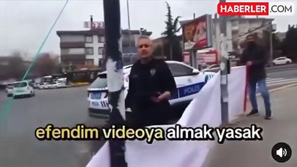Polisten kurtulmak için yine polisten yardım istedi