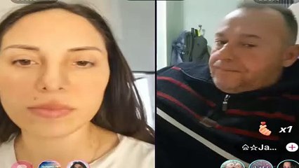 Cajamarquina cuestiona amor de español con boliviana - live tiktok