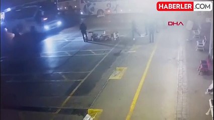 Ailesini katleden zanlı, otobüsten iner inmez yakalandı