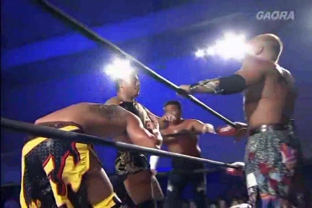 9th July 2012 Team Veteran Returns (Don Fujii,GAMMA,Masaaki Mochizuki) vs MAD BLANKEY (BxB Hulk,Cyber Kong,Naoki Tanisaki)
