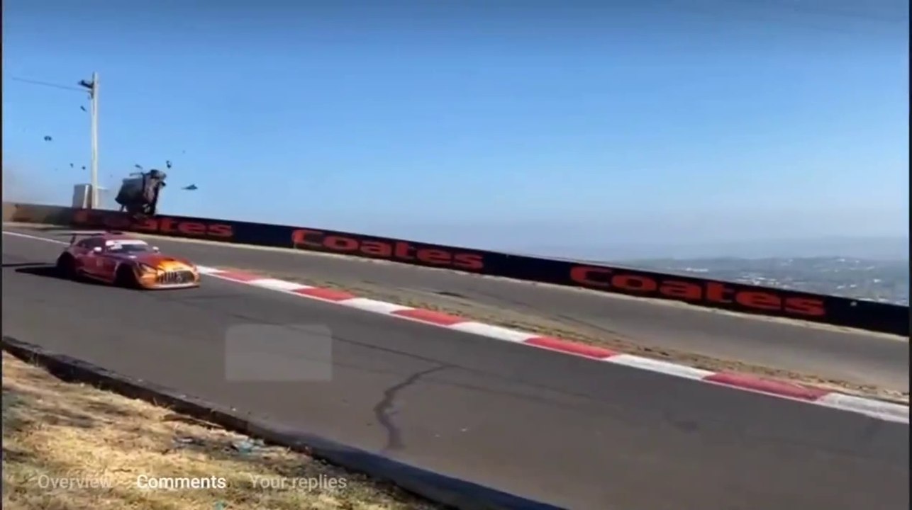 12H Bathurst 2025 Race Grove Huge Crash amateur