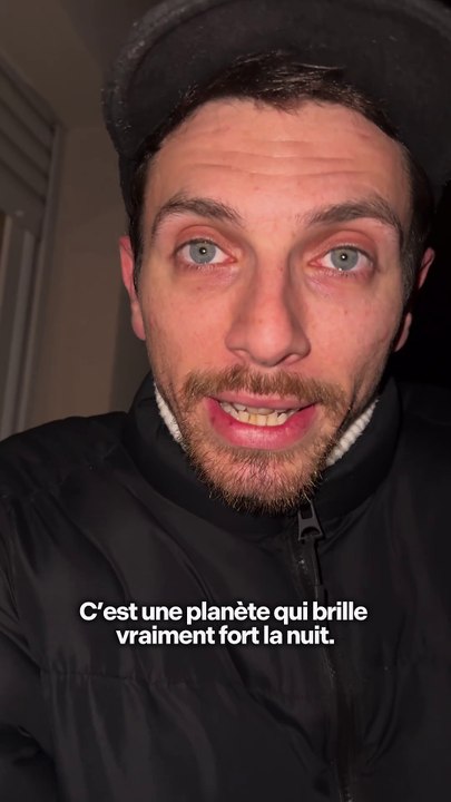 MAGNIFIQUE ! 😍 Vénus brille à côté de la Lune ce soir !