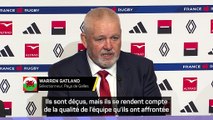 Pays de Galles - Gatland : “Mes joueurs sont déçus”