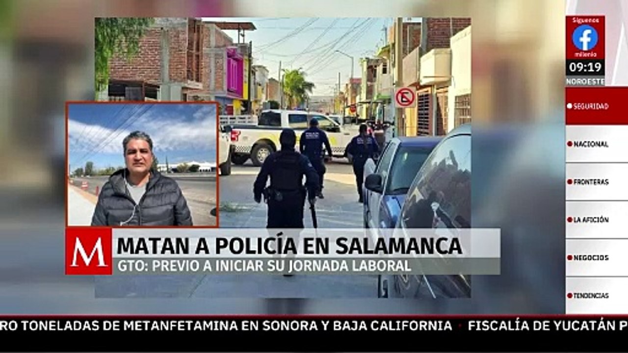 Asesinan a policía mientras se dirigía a su trabajo en Salamanca: lo persiguen y le disparan