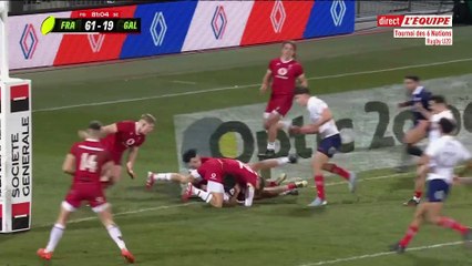 Les Bleuets commencent bien avec une large victoire contre le pays de Galles - Rugby - Tournoi U20