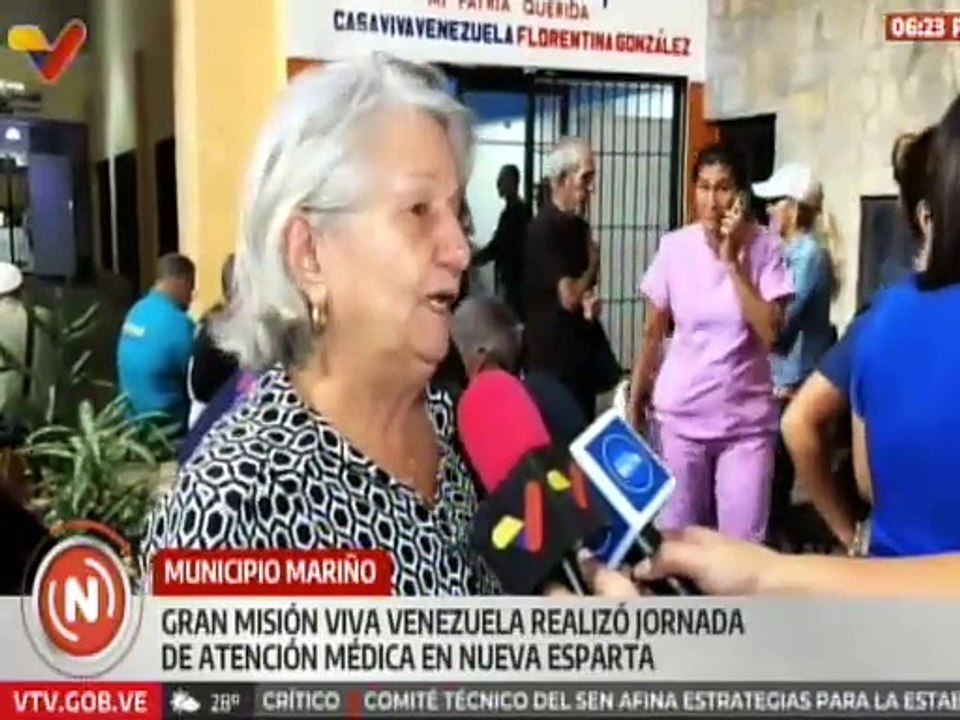 Misión Viva Venezuela benefició con atención médica integral a cultores del estado Nueva Esparta