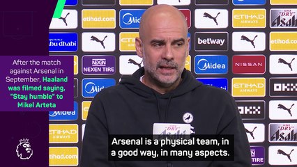 Pep stands by Haaland - ‘He’s the one getting targeted’