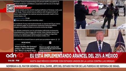 🚨¡Última Hora! Donald Trump implementa arancel del 25% a México
