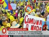 Neoespartanos participaron en una multitudinaria marcha para promover la consulta popular nacional