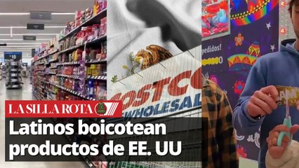 Latinos lanzan en redes sociales boicot a productos de Estados Unidos