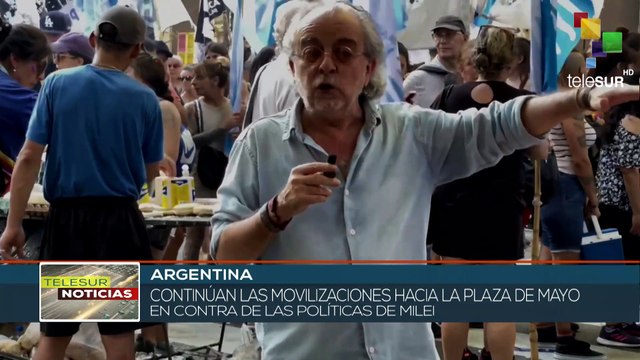 Representantes del sindicato aeronáutico se movilizaron contra las políticas de Milei