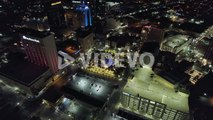 Downtown El Paso Texas Cityscape At Night