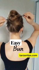 Easy Bun Hairstyle Tutorial for Beginners | Quick & Stylish in 5 Minutes!