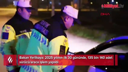 1 haftada 3 milyon 277 bin 604 araç denetlendi