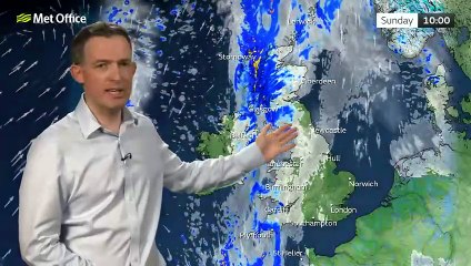 Met Office Sunday Morning Weather Forecast 02/02/2025