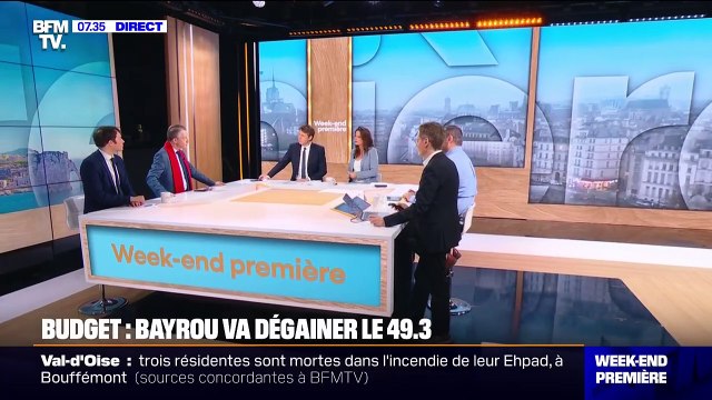 François Bayrou annonce qu'il utilisera le 49.3 pour faire adopter le budget