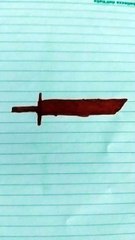 Spada grande rossa per Davide