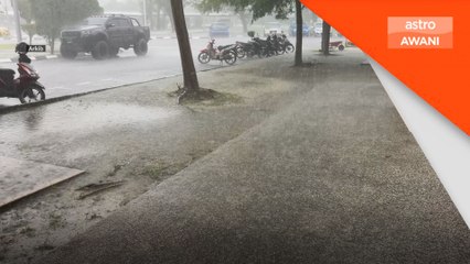 Hujan berterusan tahap waspada di Sarawak sehingga Rabu