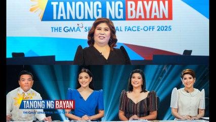 Senatorial Face-off Round 2 - PANEL ROUND (pt. 1) | Tanong ng Bayan
