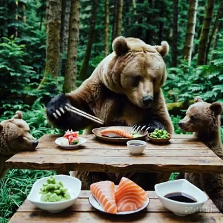 Bears Eating Food - video Dailymotion
