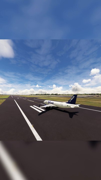 Majestic Takeoff: Air Blue A320neo at Brisbane Airport (BNE), Brisbane, Australia