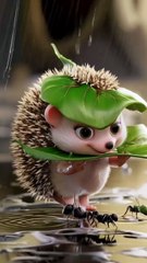 🦔 Brave Hedgehog Saves His Friends in the Rain 🌧️  Kindness & Friendship Story