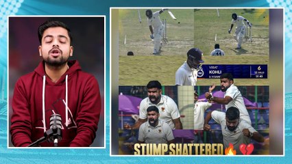 Ranji Trophy 2025： Virat Kohli dismissed for 6 (15) on his Ranji Trophy return after 13-long years !