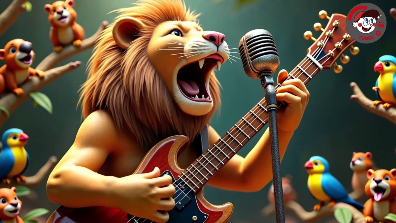 The Animal Boogie Band | Fun Kids Song | Jungle Dance & Music Video