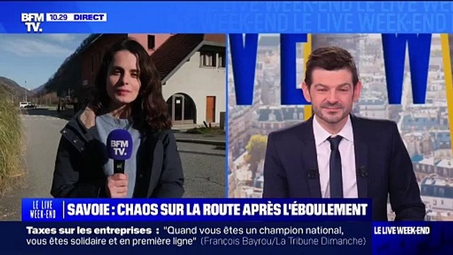 Éboulement en Savoie: le trafic sur la RN90 est très compliqué ce matin