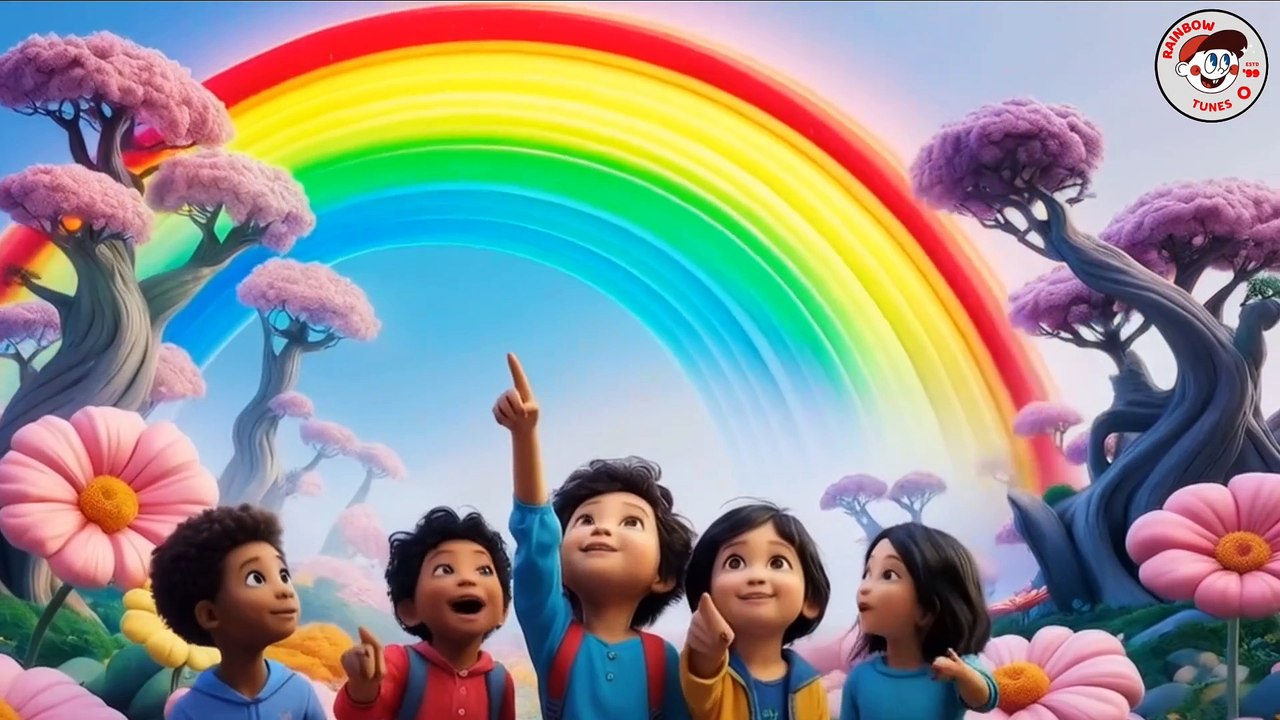 The Colors of the Rainbow | Fun Kids Song | Learn Colors with Rainbow Tunes