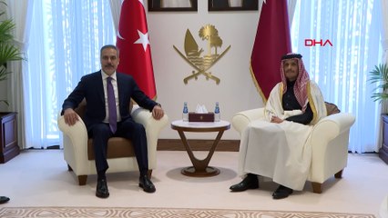 Bakan Fidan, Katarlı mevkidaşı Al Sani ile bir araya geldi