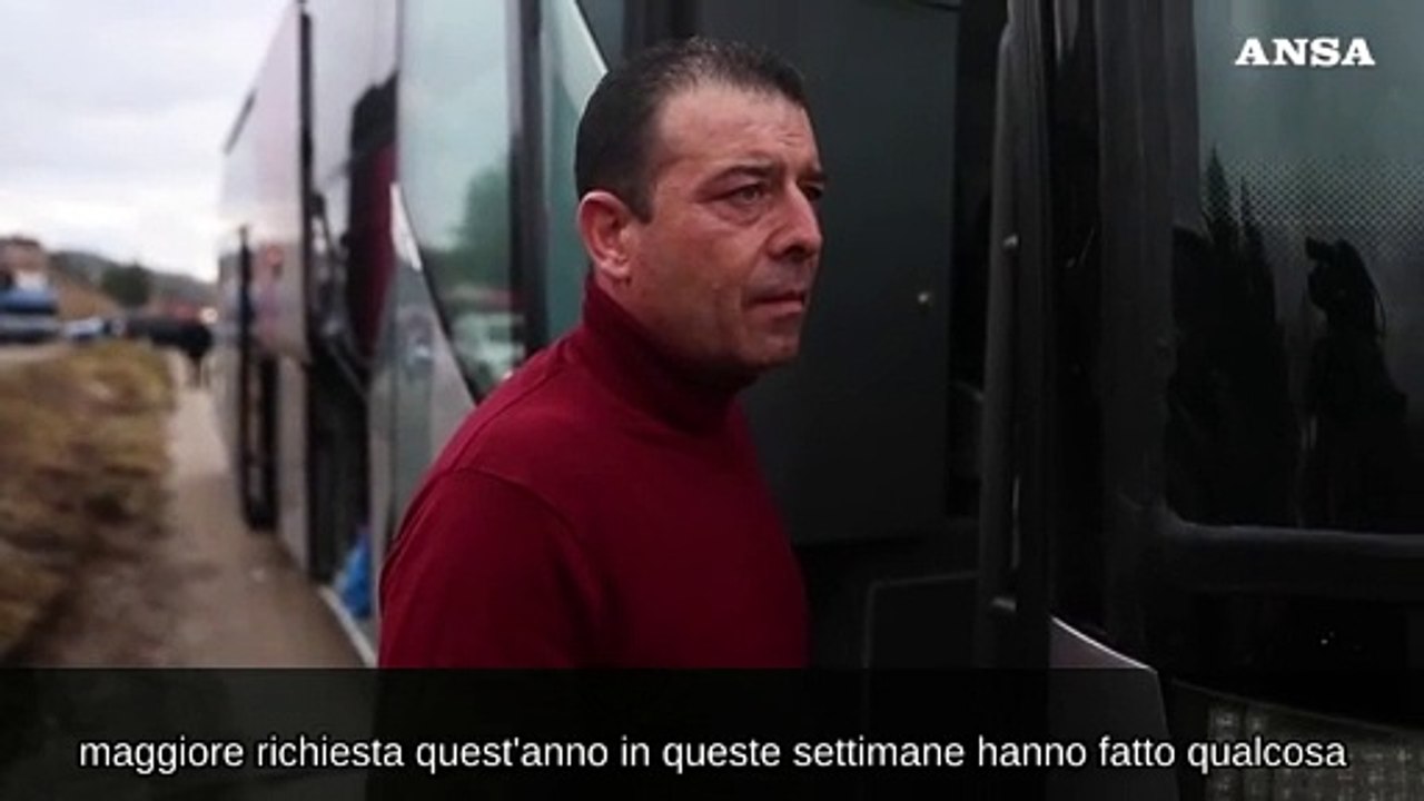Roccaraso, arrivati i primi bus: attesi migliaia di turisti