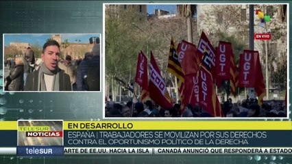Inician la movilización sindical por los derechos de los trabajadores en España