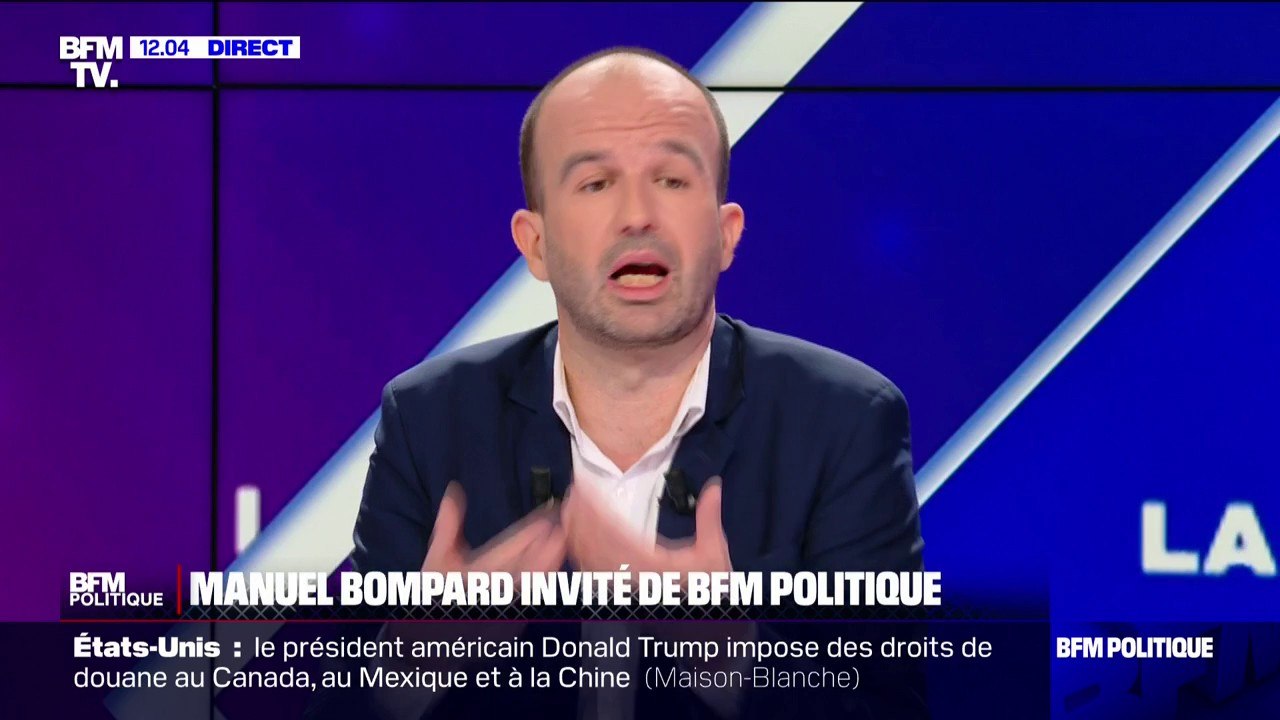 Recours au 49.3 pour le vote du budget: "Nous déposerons une motion de censure", déclare Manuel Bompard (LFI)