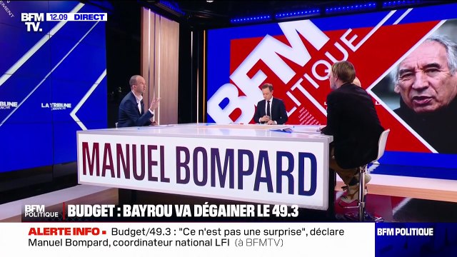 Manuel Bompard (LFI): J'appelle tous les députés à censurer ce budget