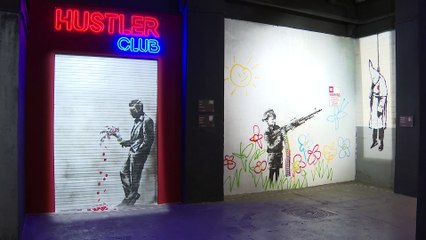 El arte urbano de Banksy llega en forma de réplica a Madrid con más de 180 obras