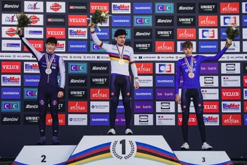 Cyclisme - Championnats du Monde Cyclo-cross Liévin 2025 - Soren Bruyère Joumard vice-champion du monde Juniors, l'Or pour Mattia Agostinacchio