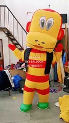 Monkey Character Walking Inflatable