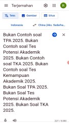 Bukan Contoh soal TPA 2025. Bukan Contoh soal Tes Potensi Akademik 2025. Bukan Contoh soal TKA 2025. Bukan Contoh soal Tes Kemampuan Akademik 2025. Bukan Soal TPA 2025. Bukan Soal Tes Potensi Akademik 2025. Bukan Soal TKA 2025