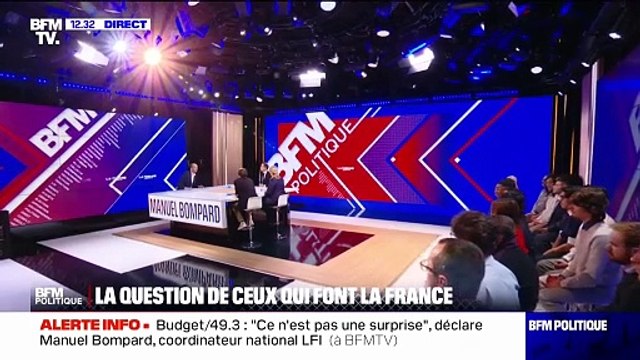 Sentiment de submersion: C'est faux , répond Manuel Bompard (LFI) à François Bayrou